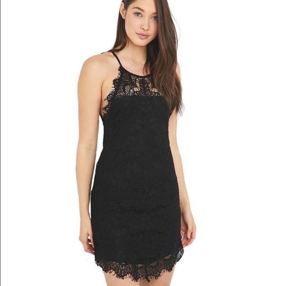Free People Intimately She’s Got it Lace Slip Dress Small